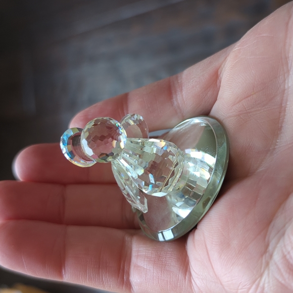 SWAROVSKI I Vintage Retired Mini Angel on Mirror ZOO Collection Crystal Figurine - Picture 5 of 10